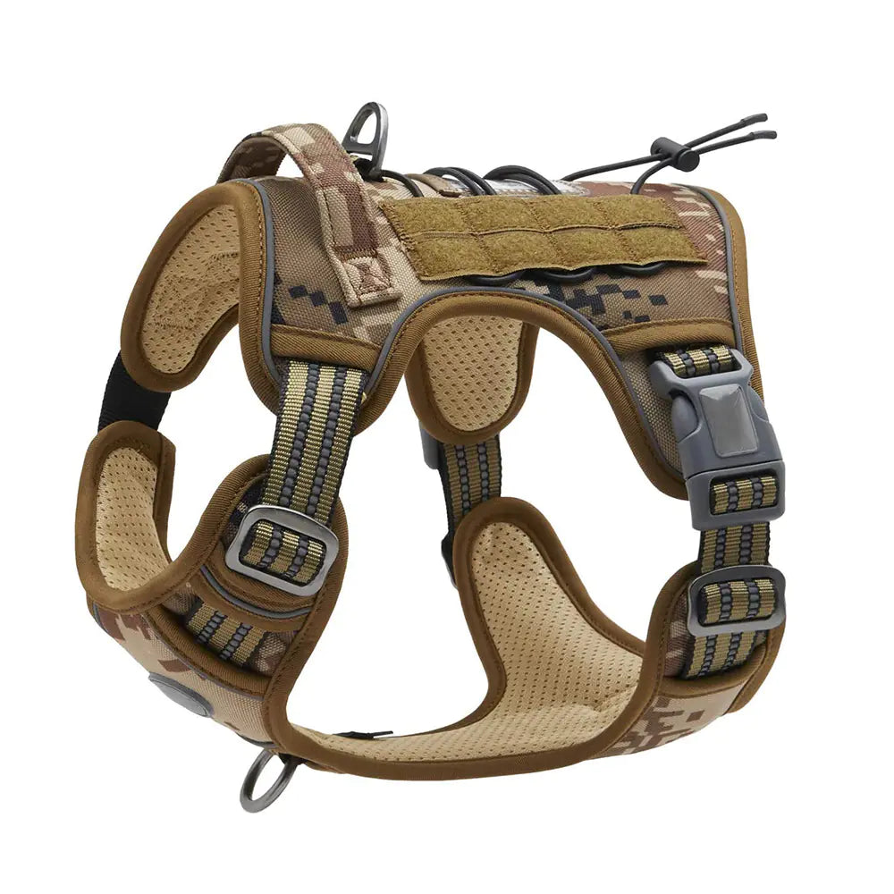 Reflective Tactical Pet Leash for Outdoor Training