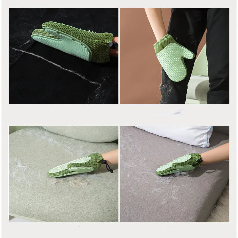 SilkyPet Grooming Gloves