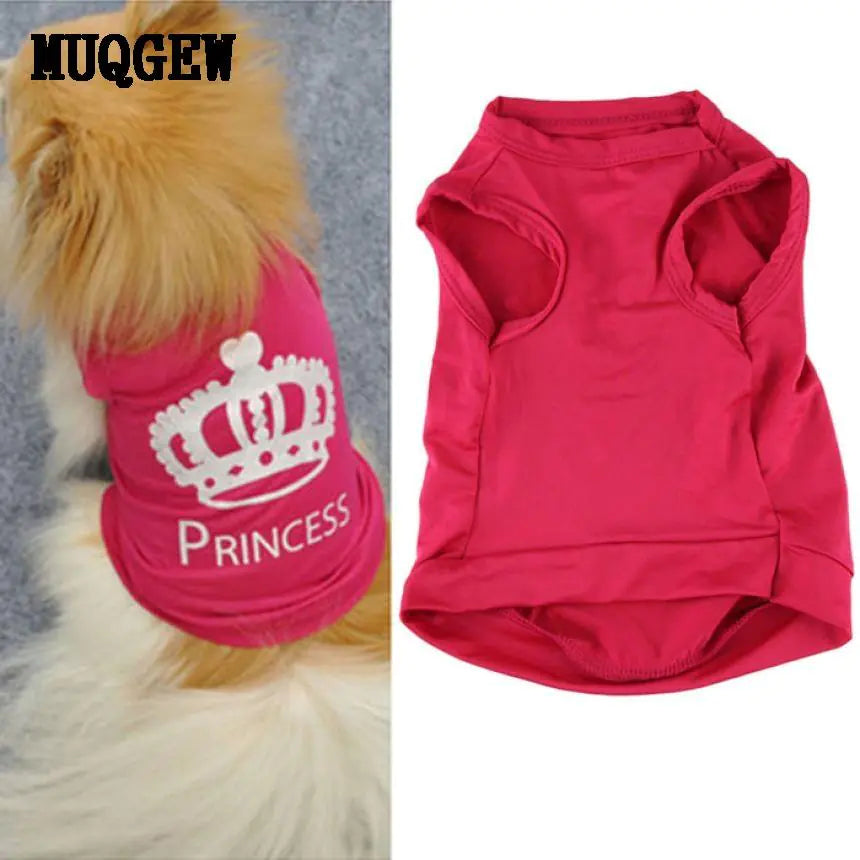 Small Dog Summer Crown Vest
