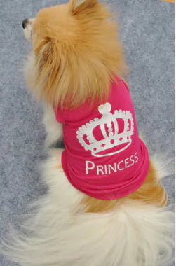 Small Dog Summer Crown Vest