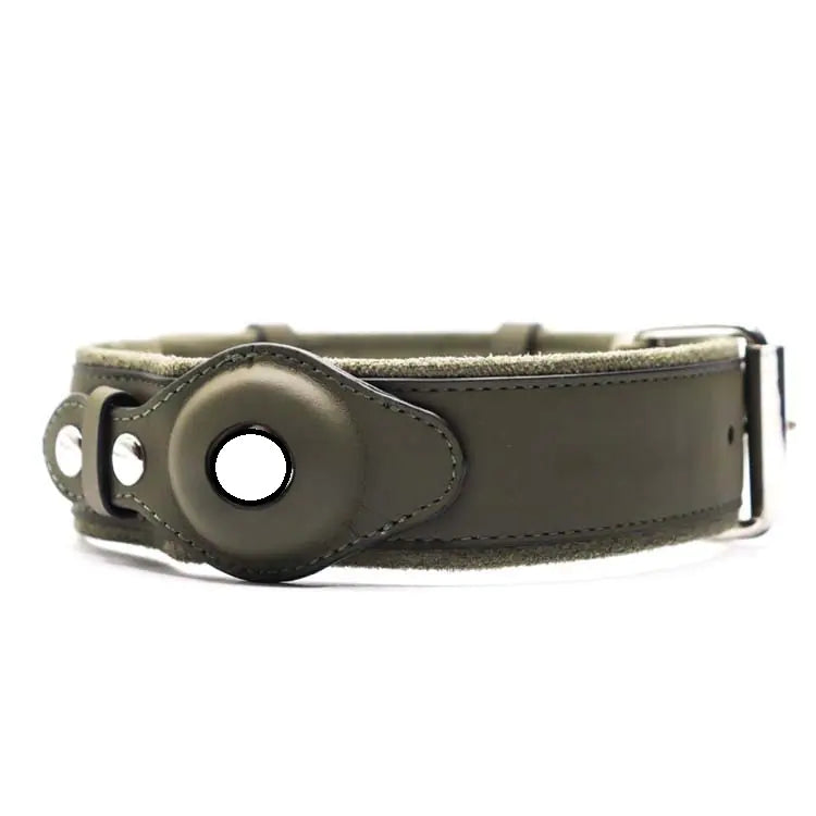 Premium Leather GPS Dog Collar