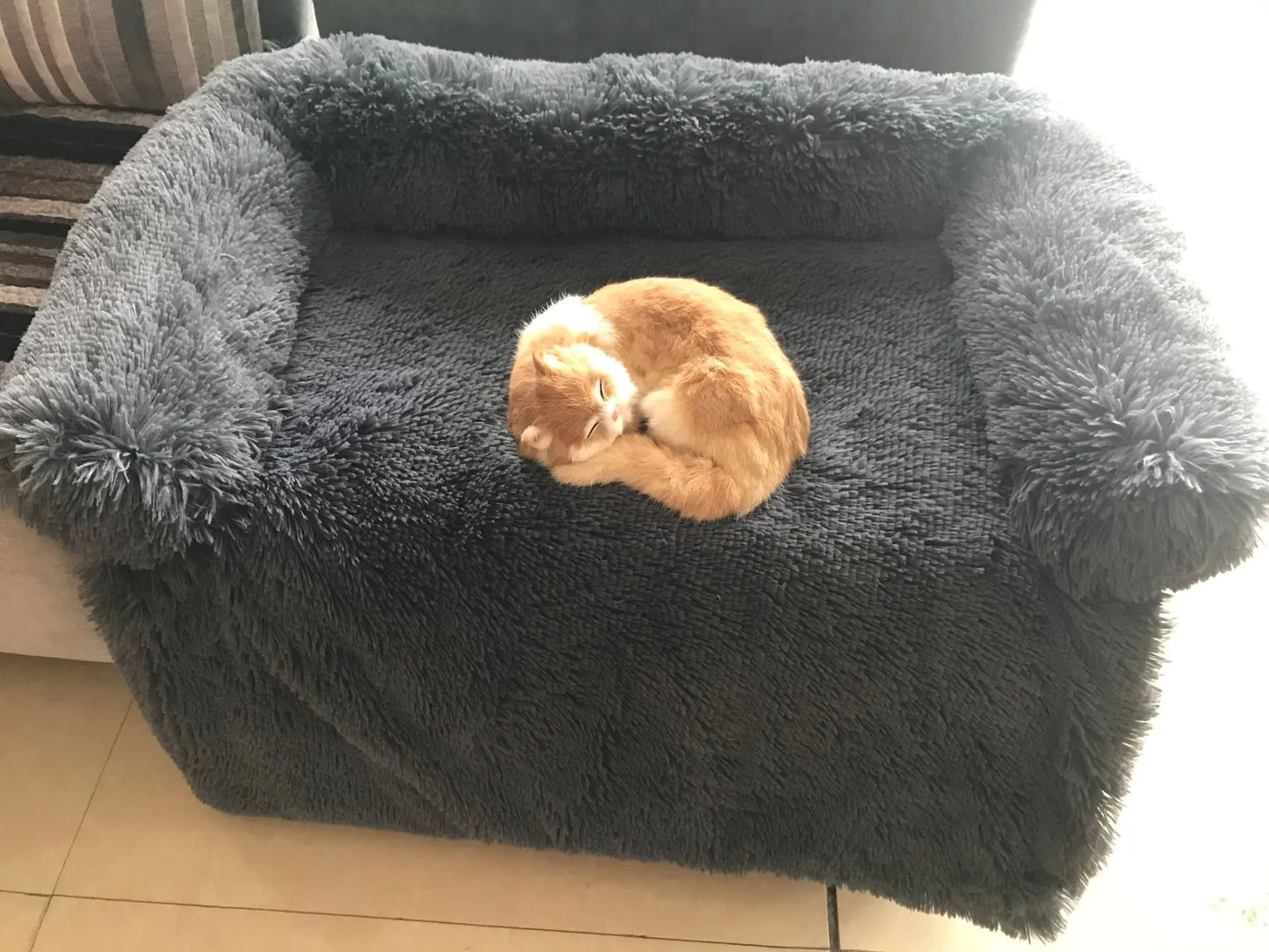 Manta lavable de felpa para mascotas - Nido extraíble