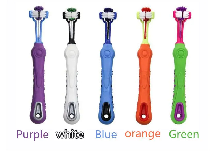 Twin-Head Pet Dental Brush