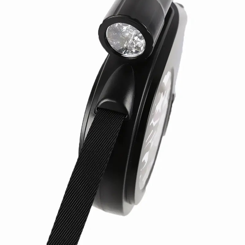 Retractable 8m Dog Leash with Bright Flashlight
