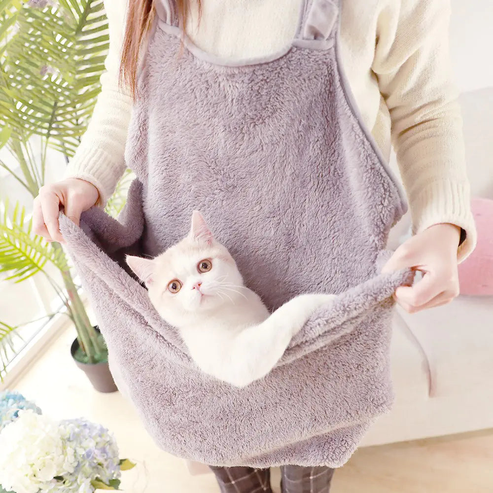 Plush Pet Travel Backpack