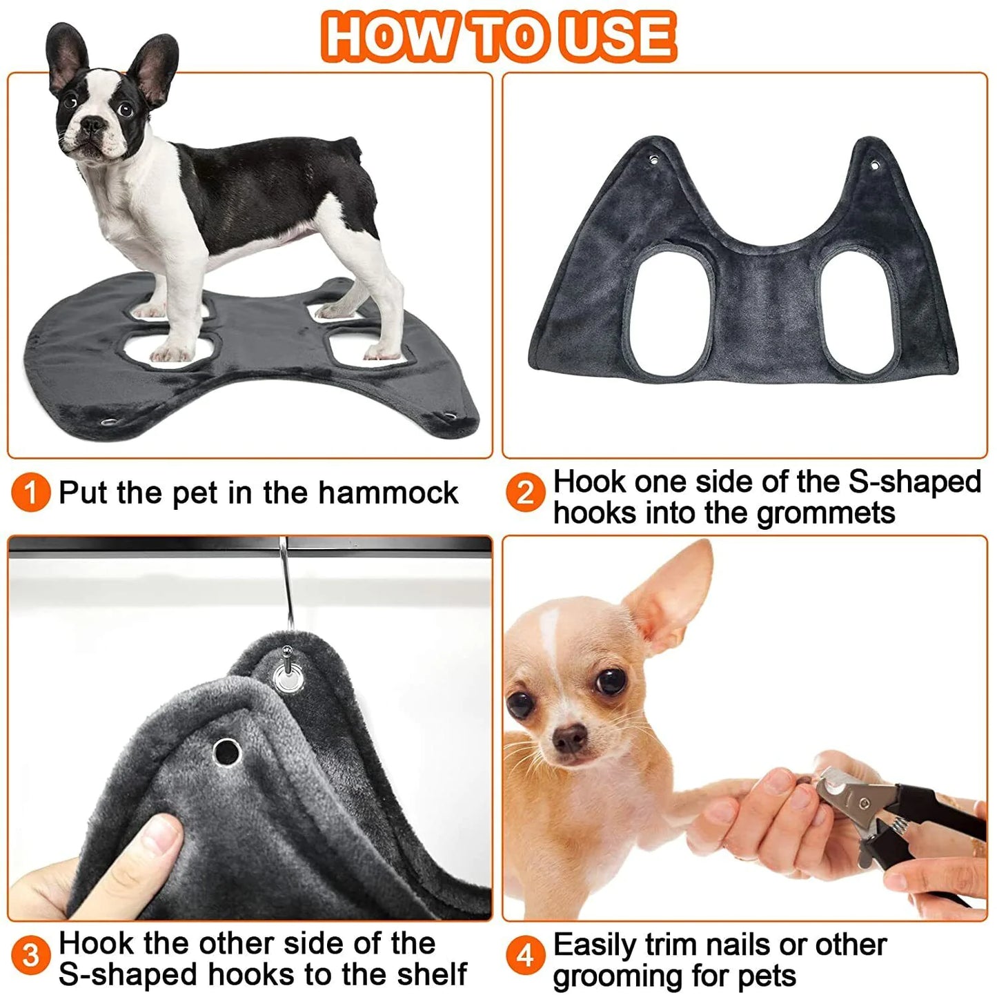 Comfort Grooming Pet Hammock Harness