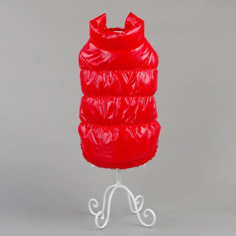 Chaleco de peluche cálido para cachorros de invierno y ropa para gatos