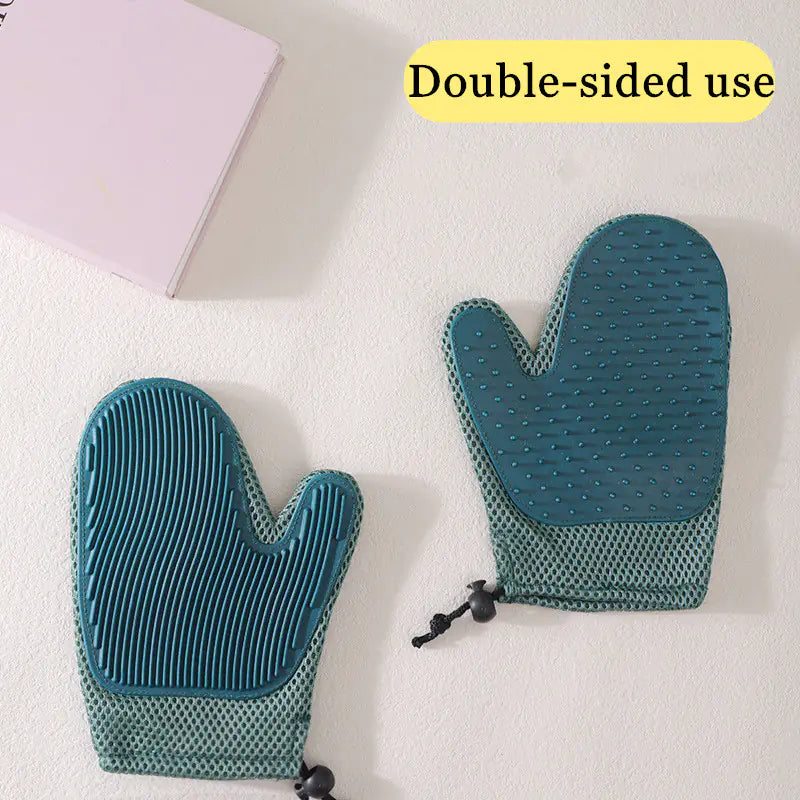 SilkyPet Grooming Gloves