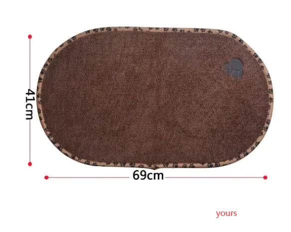 Pet Meal Mat, Non-Slip & Easy-Clean for All Pets