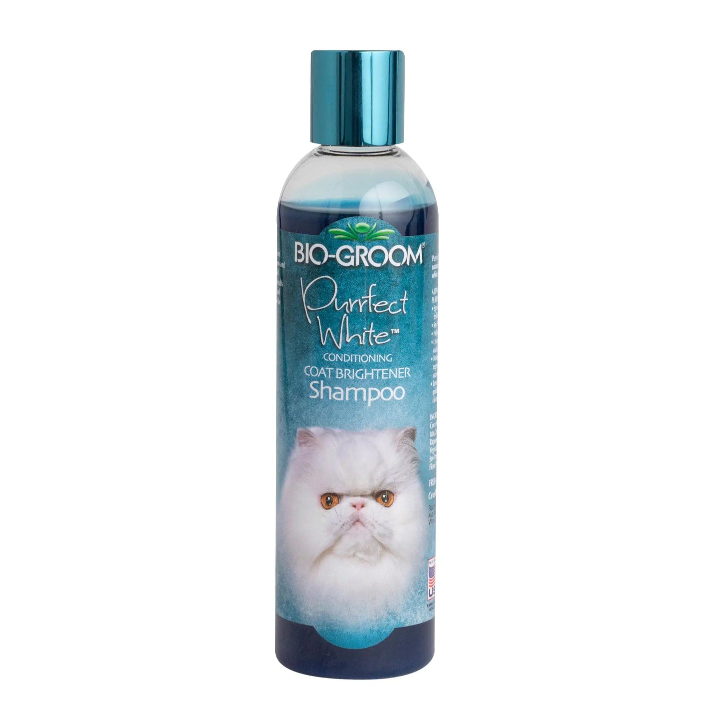 PureWhite Cat Shampoo - Color Boost, Tearless Formula, 8oz