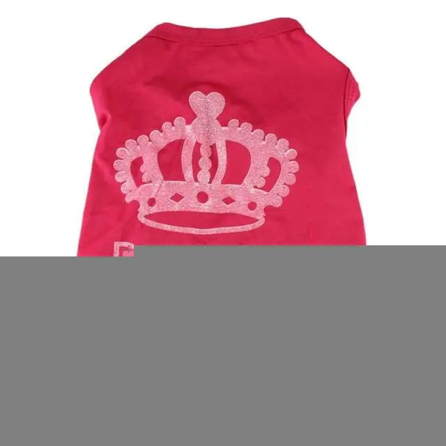 Small Dog Summer Crown Vest