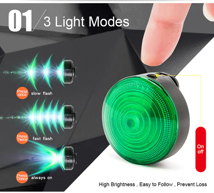 Night-time LED Safety Dog Collar