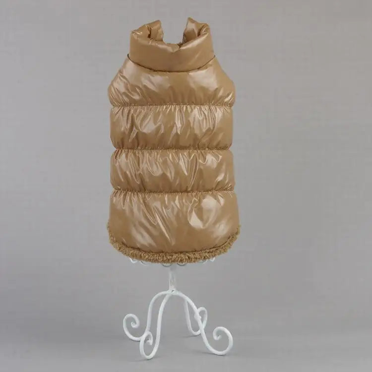 Chaleco de peluche cálido para cachorros de invierno y ropa para gatos