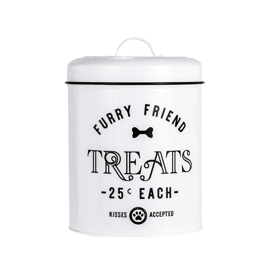 Puppy Love Large Metal Treat Jar 140oz