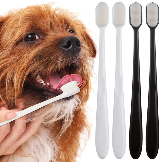 Pamper Paws 4-Pack Soft Dog Toothbrush Kit