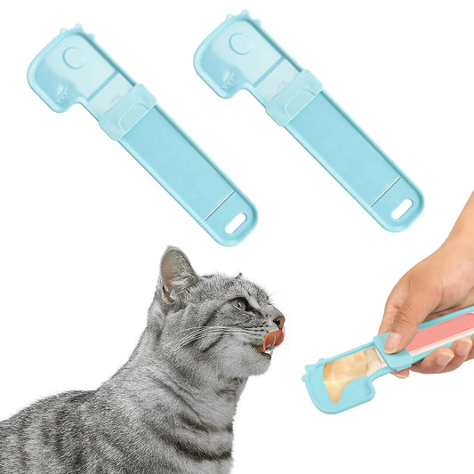 PurrSqueeze Cat Treat Dispenser Spoon - 2 Pack