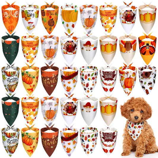 PoochPride 20-Pack Adjustable Dog Bandanas