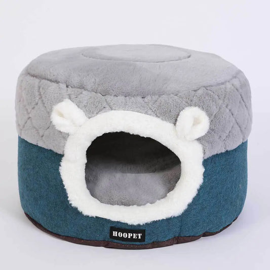 Dual-Season Cozy Cat Nest
