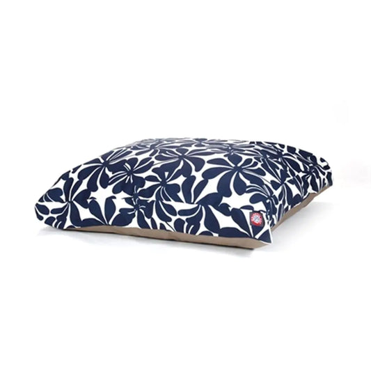Navy Plantation Outdoor-Indoor Rectangle Dog Bed